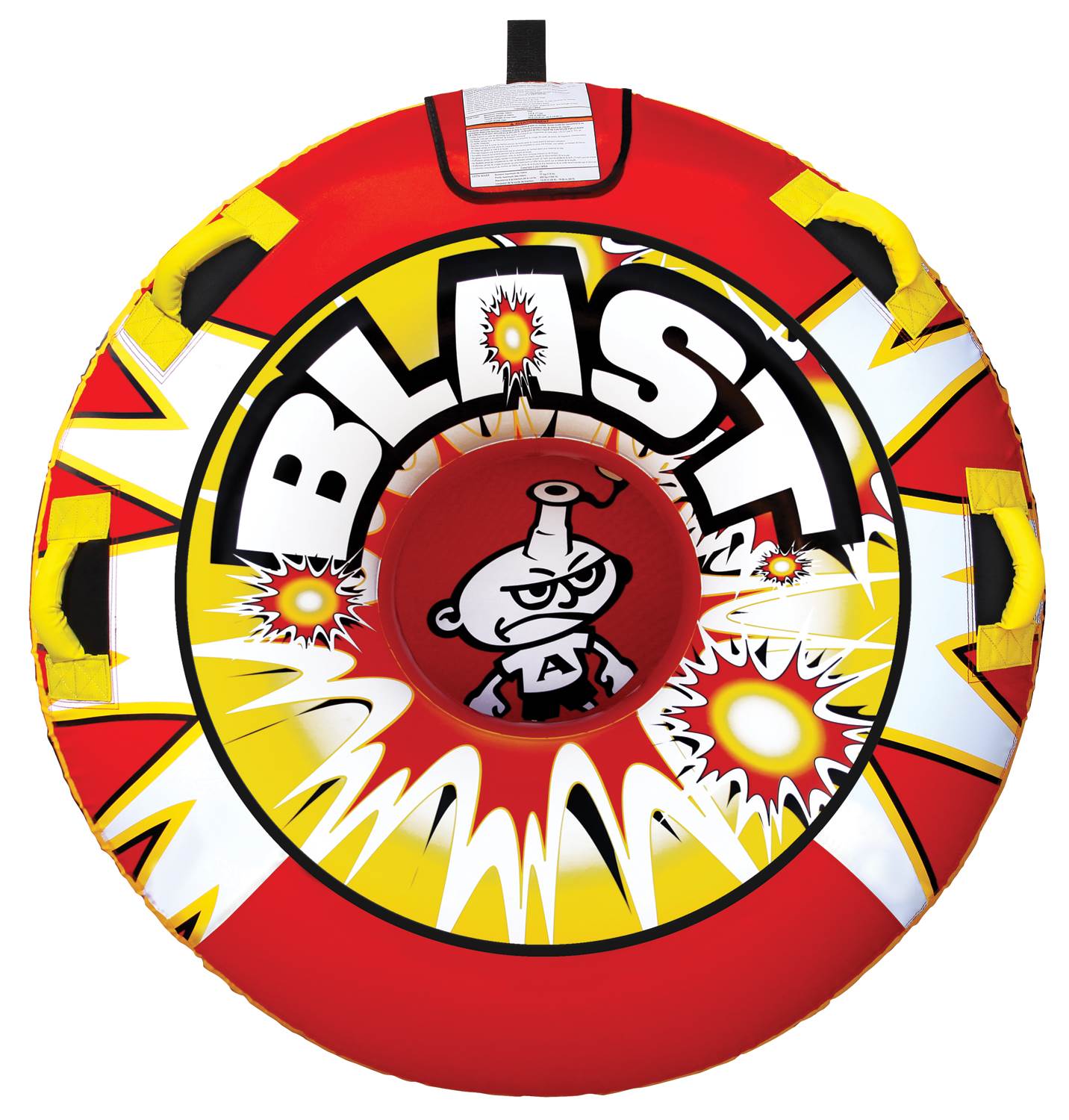 Kwik Tek AIRHEAD Blast Single Rider Inflatable Towable Water Lake Tube (Used) - VMInnovations