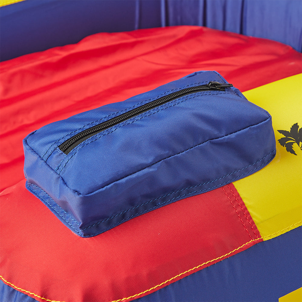 AIRHEAD Bimini Lounger II Single Person Inflatable Pool Lake Raft (Open Box) - VMInnovations