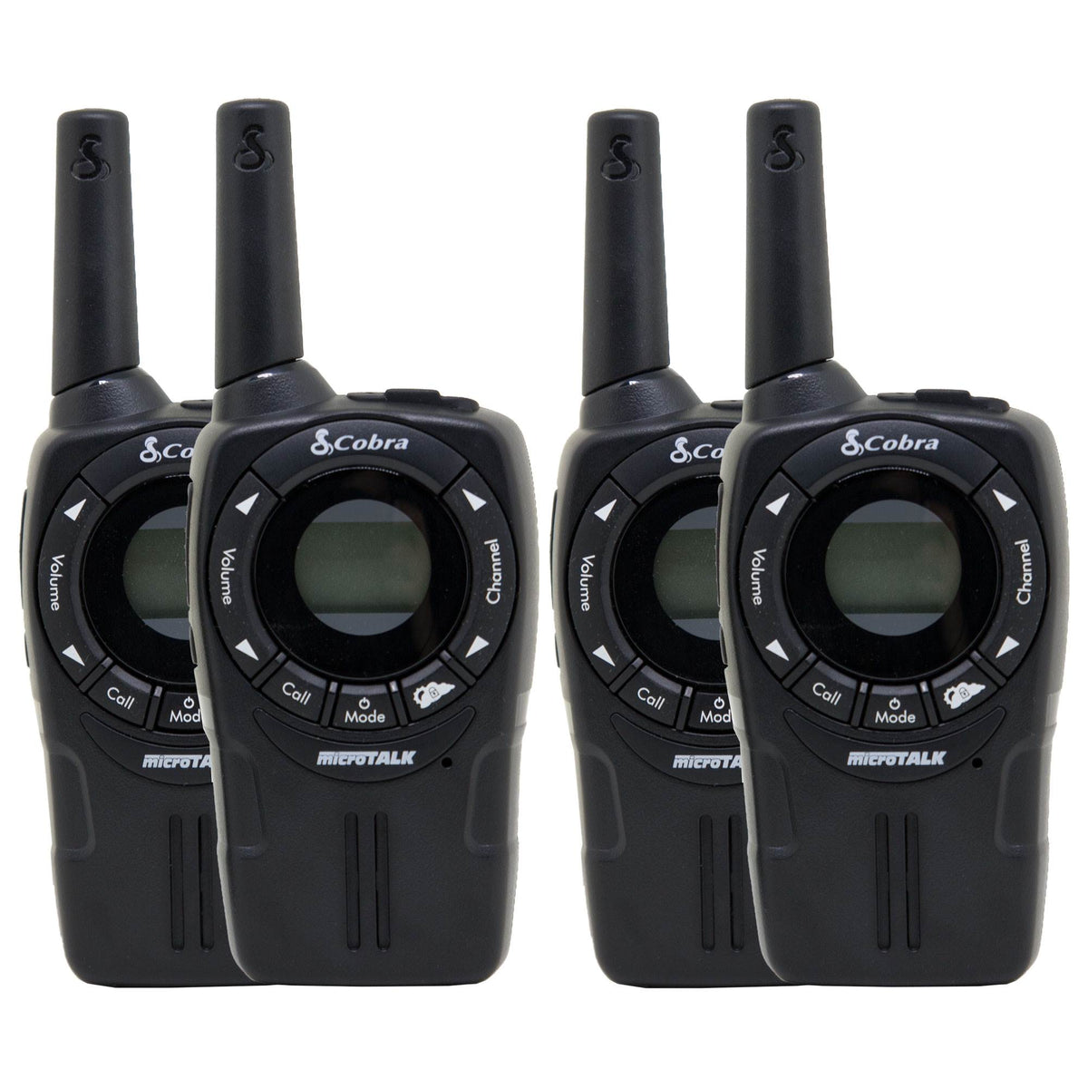 Cobra MicroTalk 20 Mi 22 Ch 2Way Walkie Talkie, 4 Radios (Certified Refurbished)