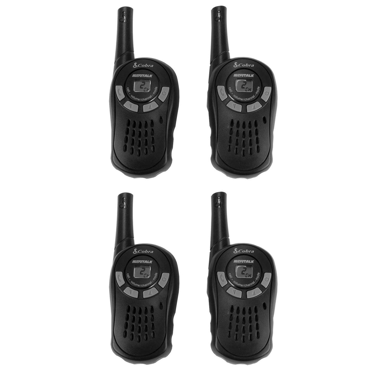 (4) COBRA MicroTalk 16 Mile 22 Ch FRS/GMRS Walkie Talkie 2-Way Radios | CX101A