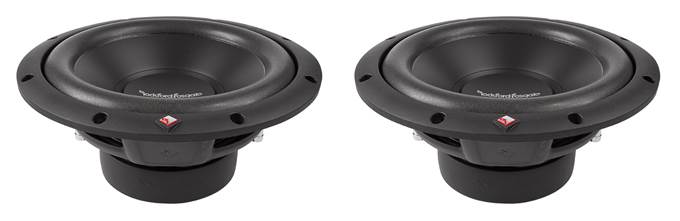 2) ROCKFORD R2D2-10 10 Inch Subwoofers + Dodge Ram 02-15 Box + Mono Amp + Wiring