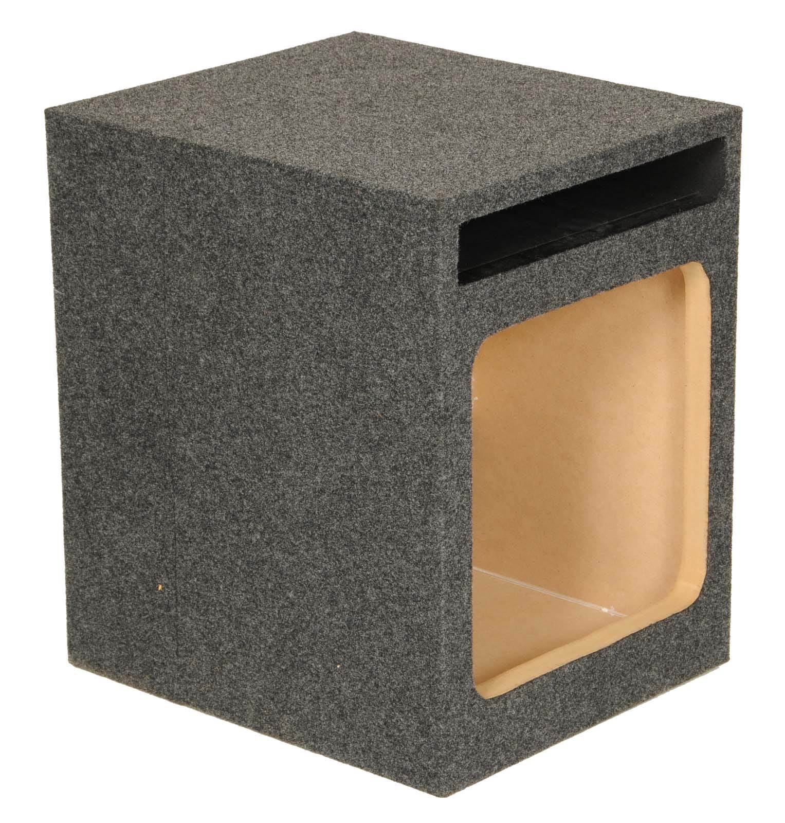 Q Power HD112 12" Single Heavy Duty Vented Square Sub Enclosure Box (Open Box) - VMInnovations