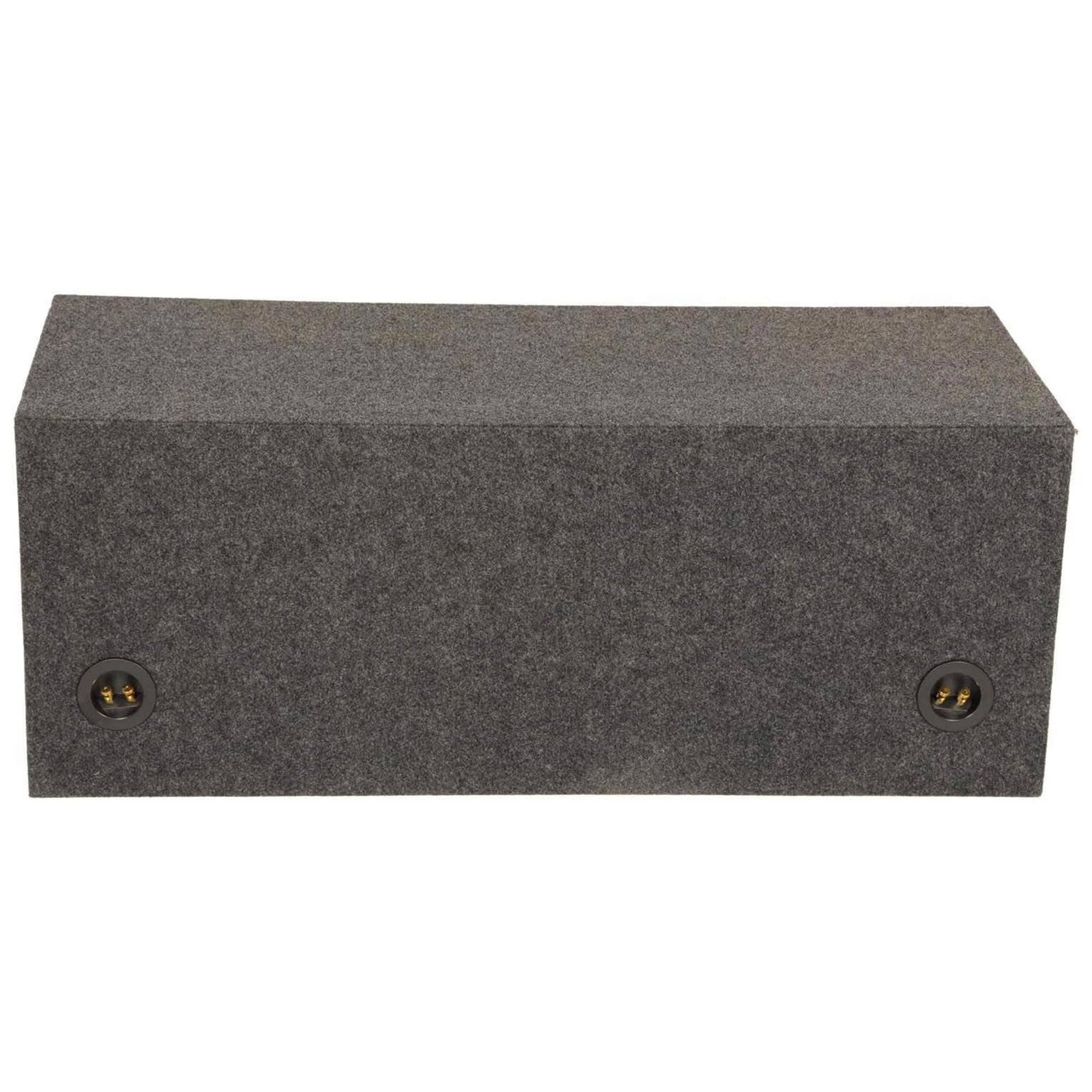 Square Kicker Solobaric Dual 12" Ported Subwoofer Box Speaker Enclosure (Used)