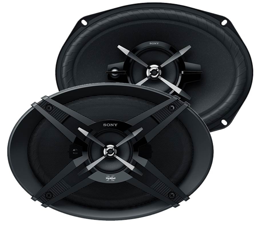2) Sony XS-XB690 6x9" 500W 3 Way Car Coaxial Speakers Audio Stereo (Open Box)