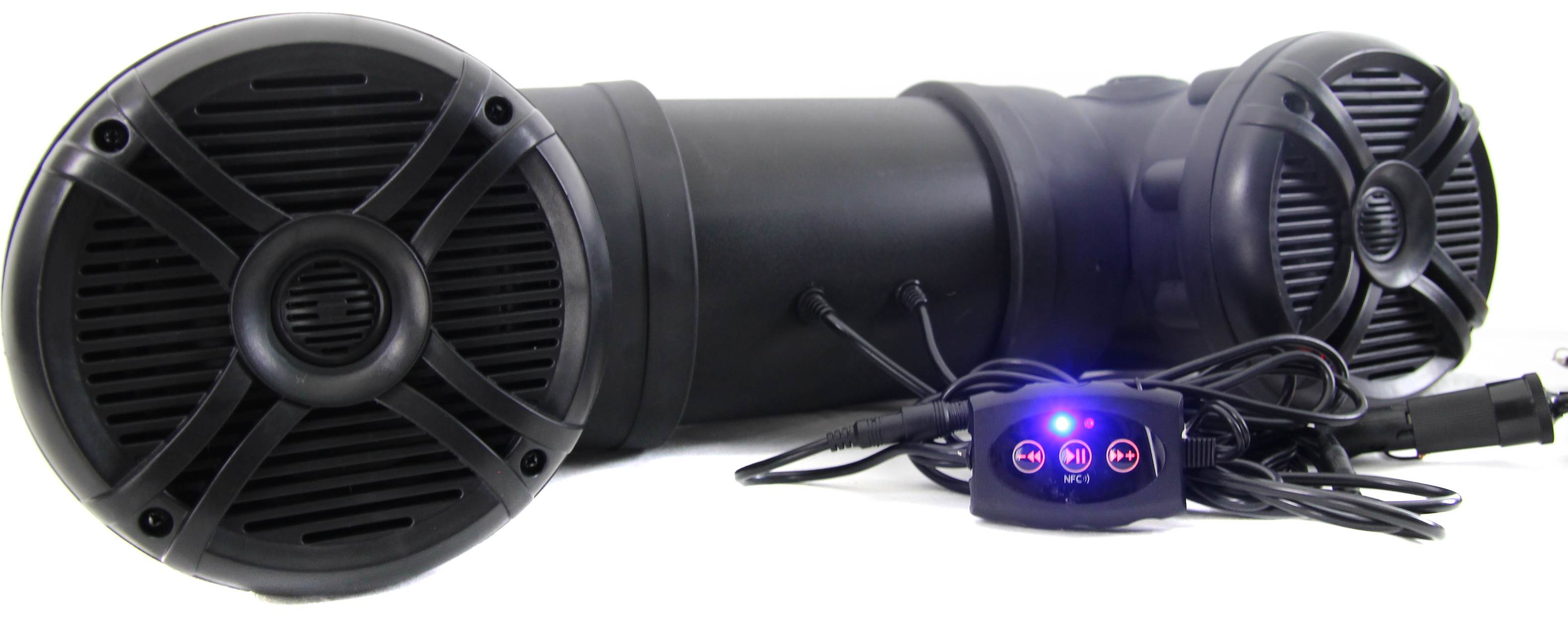 Q Power QATV65BT 6.5" 120 Watt Bluetooth Marine ATV Speaker System (Open Box)