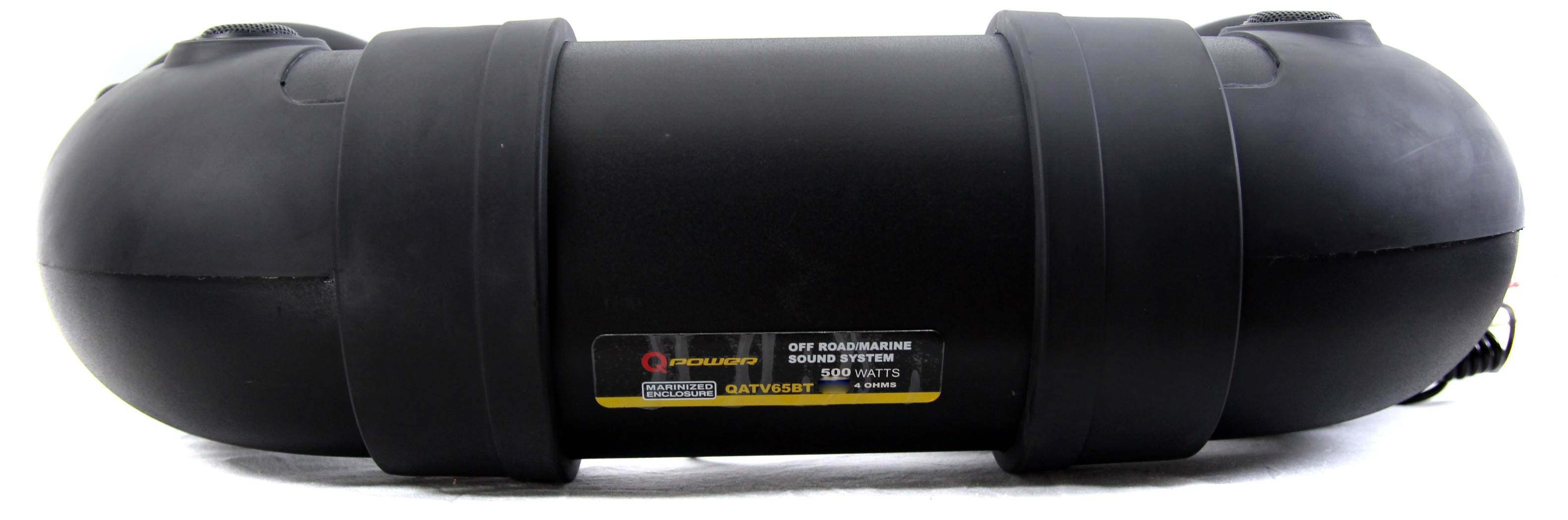 Q Power QATV65BT 6.5" 120 Watt Bluetooth Marine ATV Speaker System (Open Box)