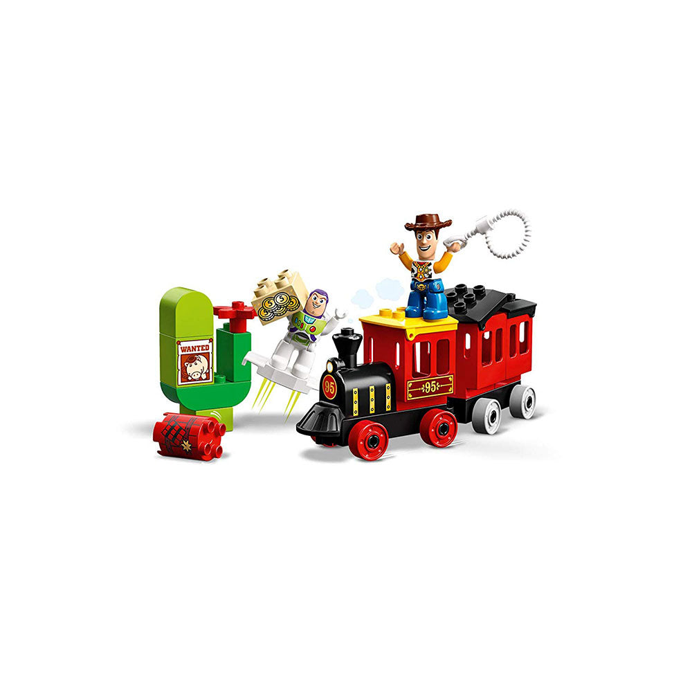 LEGO Duplo 21 Piece Toy Story Train Building Kit with 2 Minifigures for Toddlers