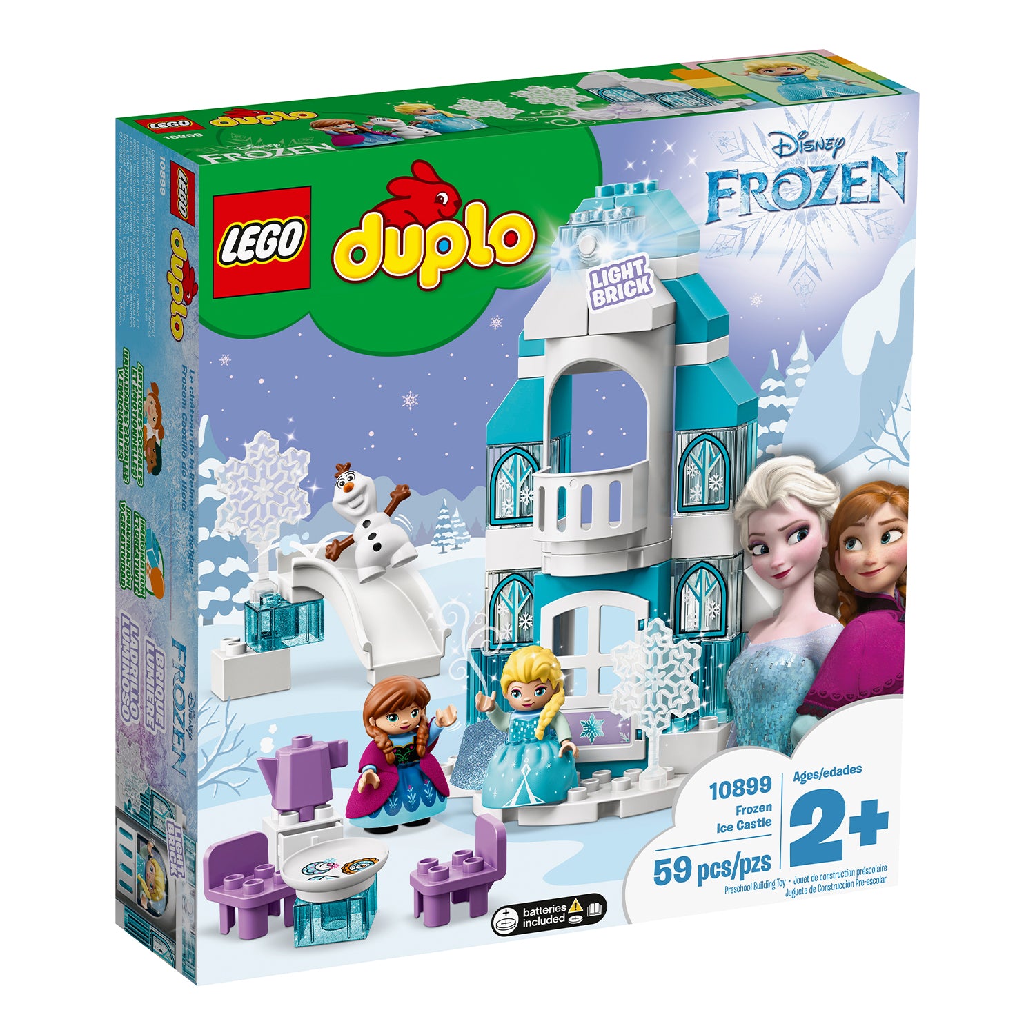 LEGO DUPLO 10899 Disney Frozen Ice Castle Building Kit 59 Pieces w/ 3 Figures