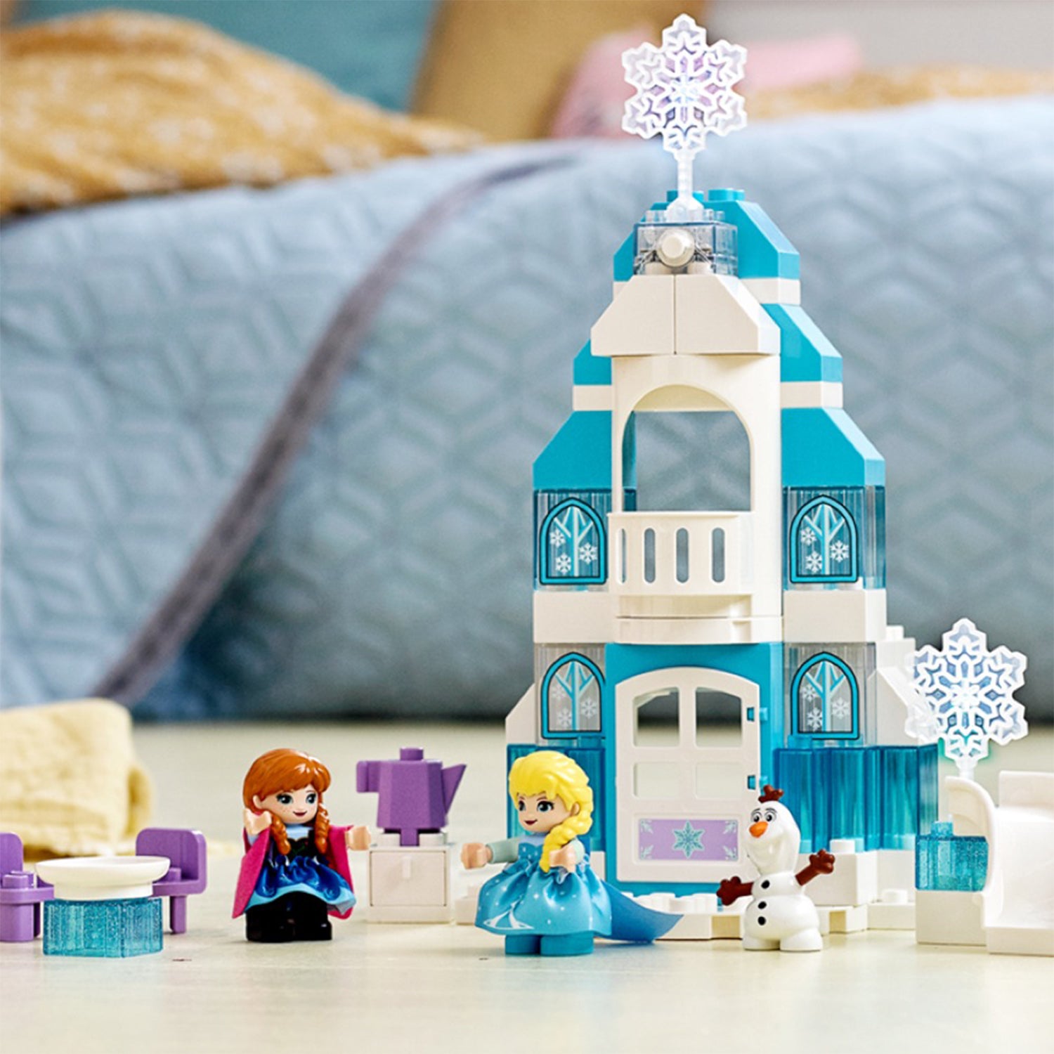 LEGO DUPLO 10899 Disney Frozen Ice Castle Building Kit 59 Pieces w/ 3 Figures