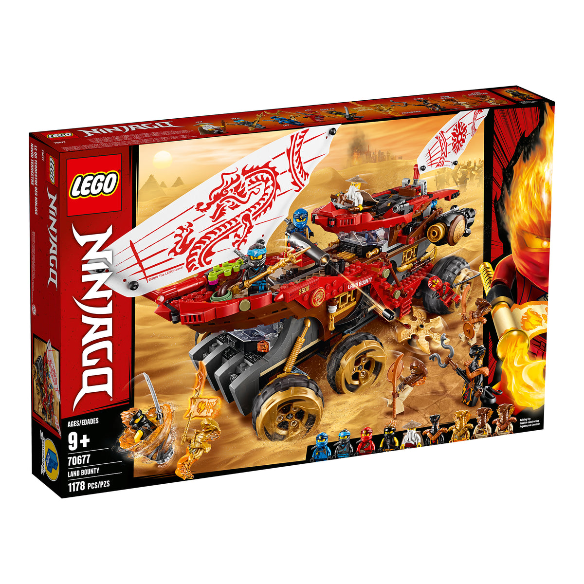 LEGO 70677 Land Bounty Truck Building Set w/ 9 Minifigures (1178 Pc.) (Open Box)