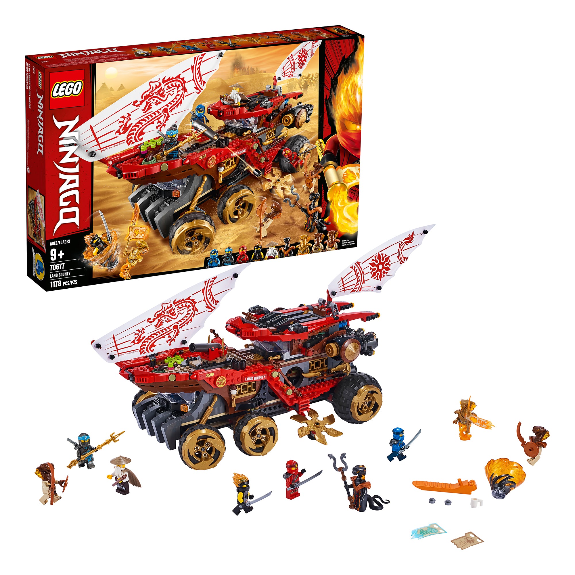 LEGO 70677 Land Bounty Truck Building Set w/ 9 Minifigures (1178 Pc.) (Open Box)