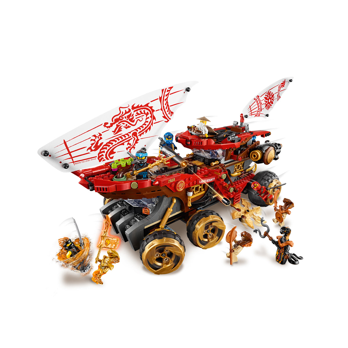 LEGO 70677 Land Bounty Truck Building Set w/ 9 Minifigures (1178 Pc.) (Open Box)