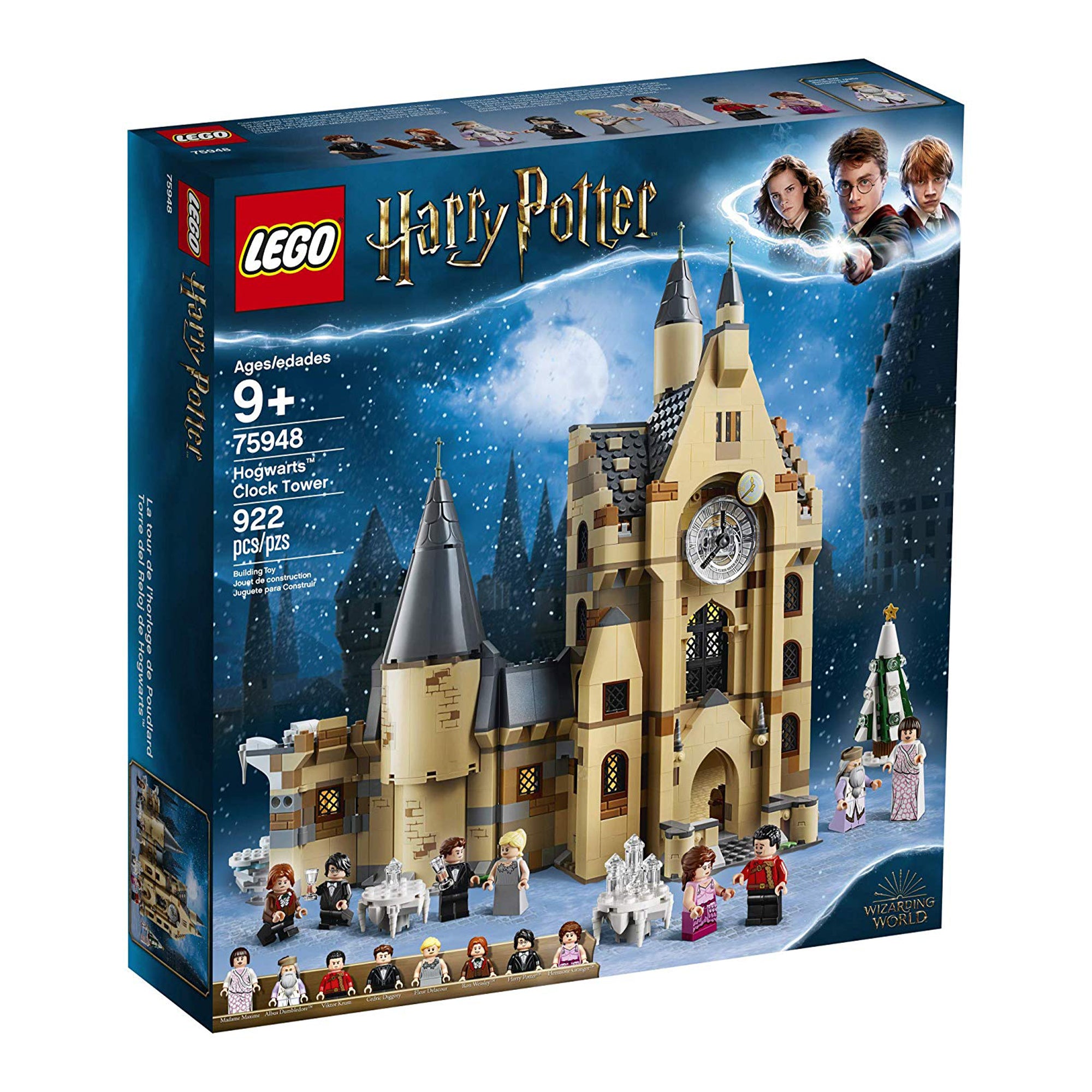 LEGO 75948 Harry Potter Hogwarts Clock Tower Building Kit (922 Pieces)