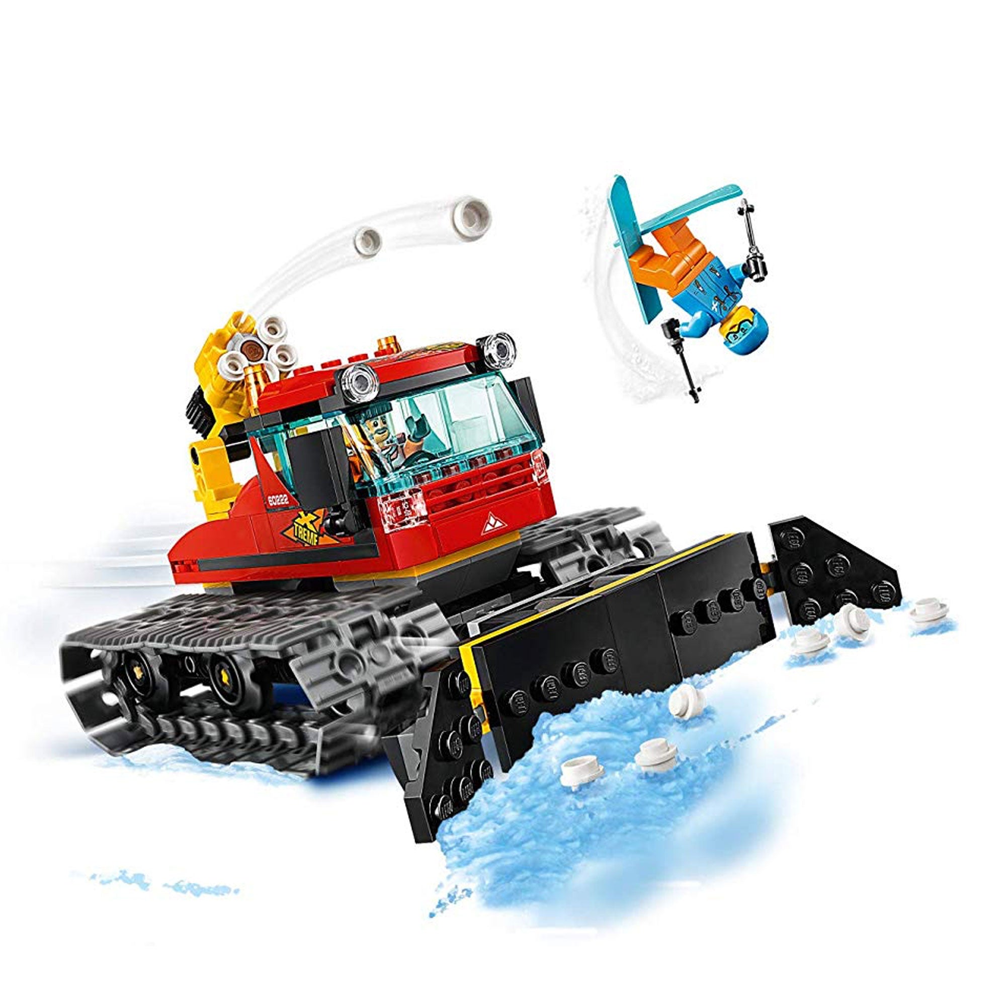 LEGO 6251514 City Snow Groomer Vehicle Build Set with Driver and Skier Figures