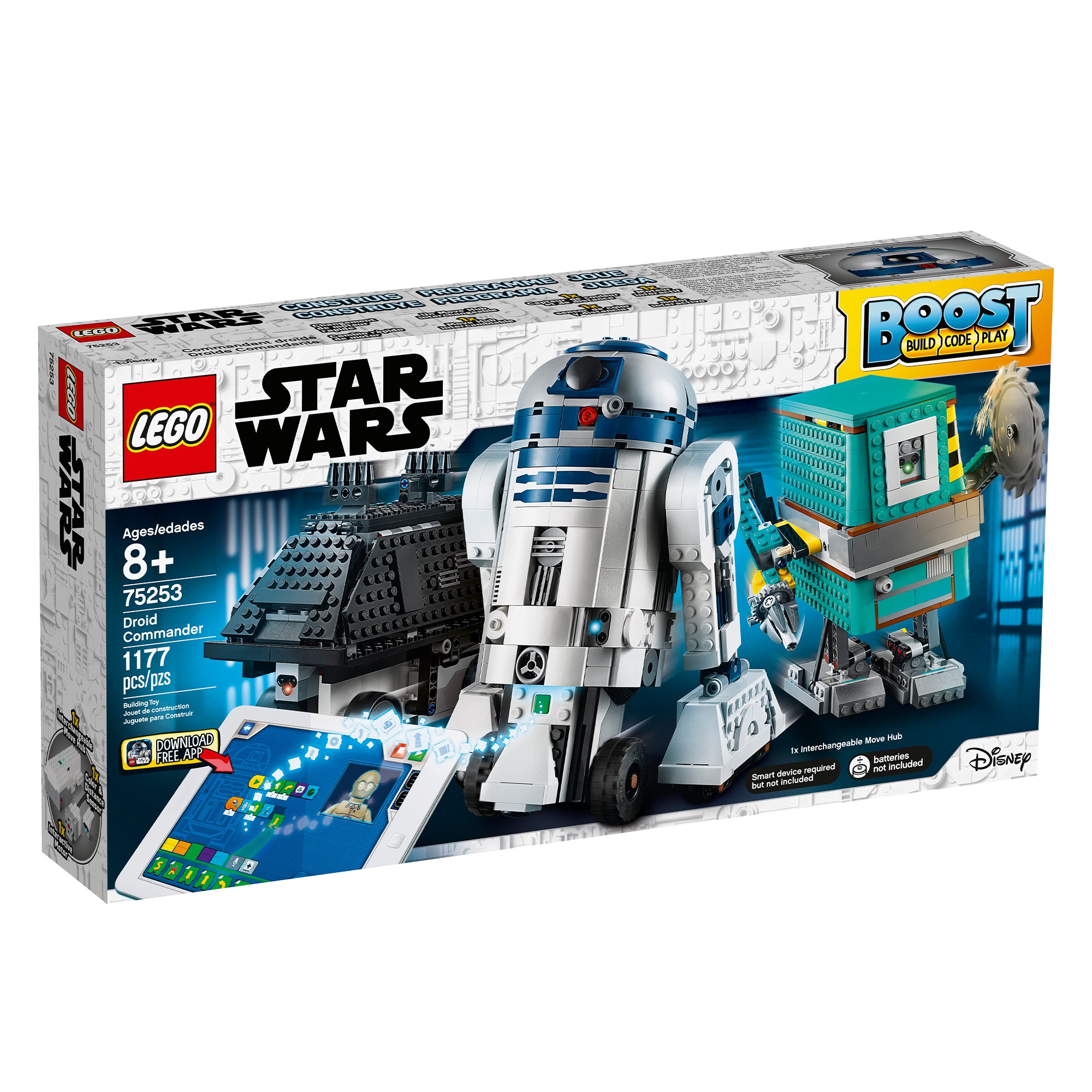 LEGO 75253 Star Wars Boost Droid Commander R2-D2 Building Kit (1,177 Pieces)