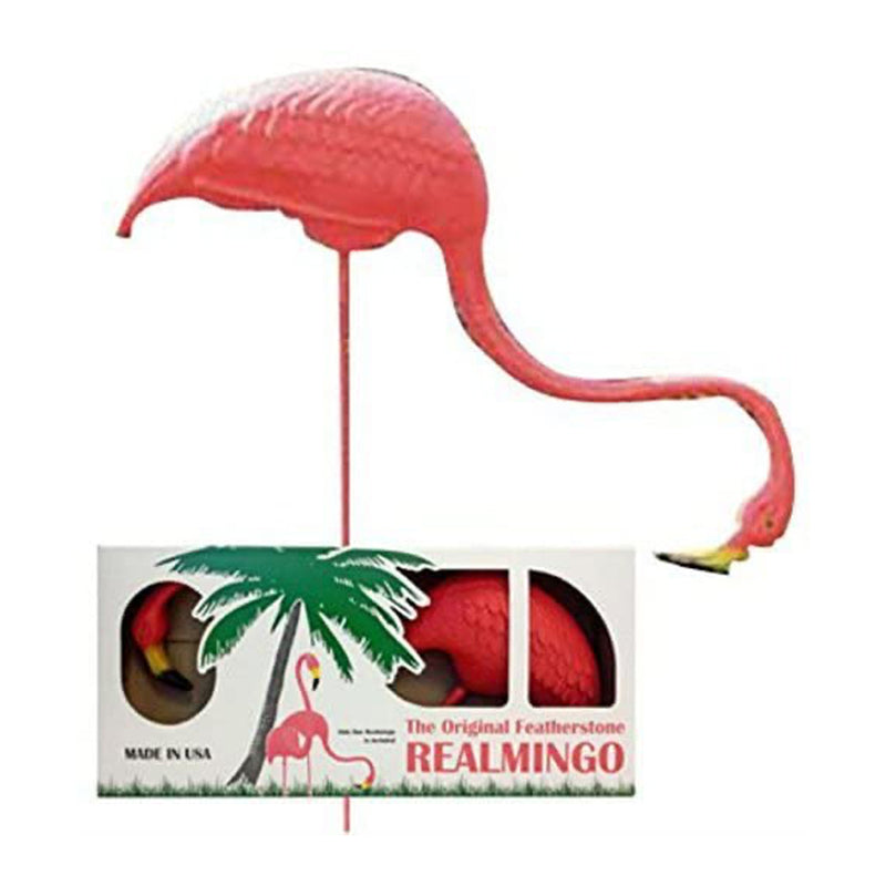 Union Products Outdoor Featherstone 38 In Tall Flamingo Yard Lawn Ornament, Pink