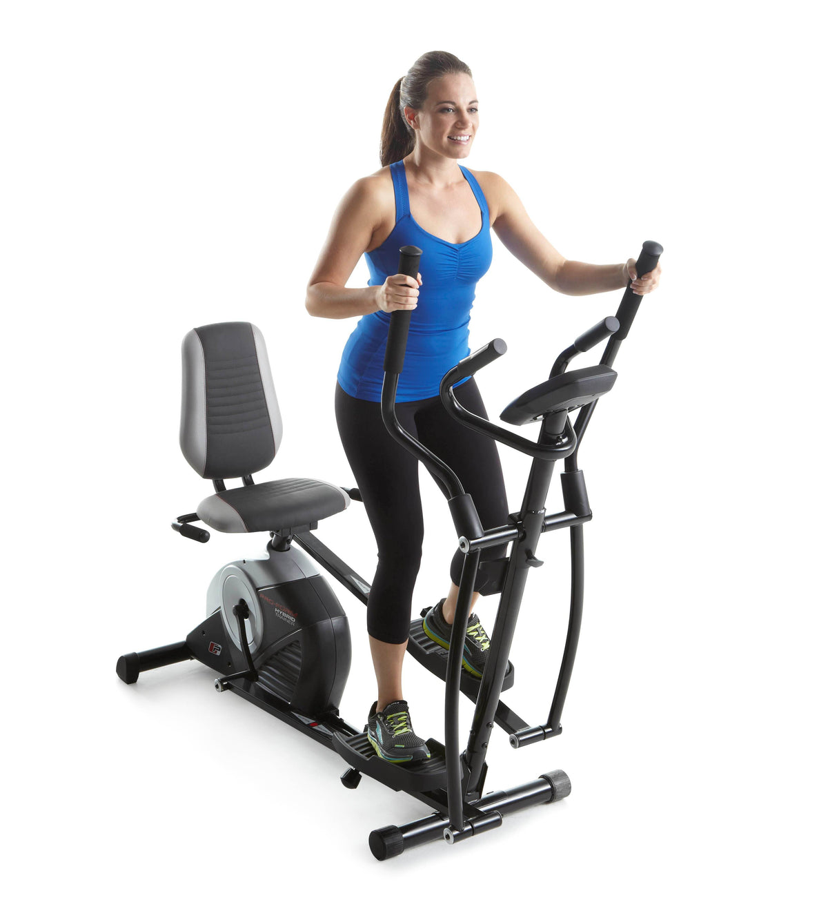 ProForm Hybrid Elliptical & Recumbent Bike Home Gym Trainer | PFEL038142