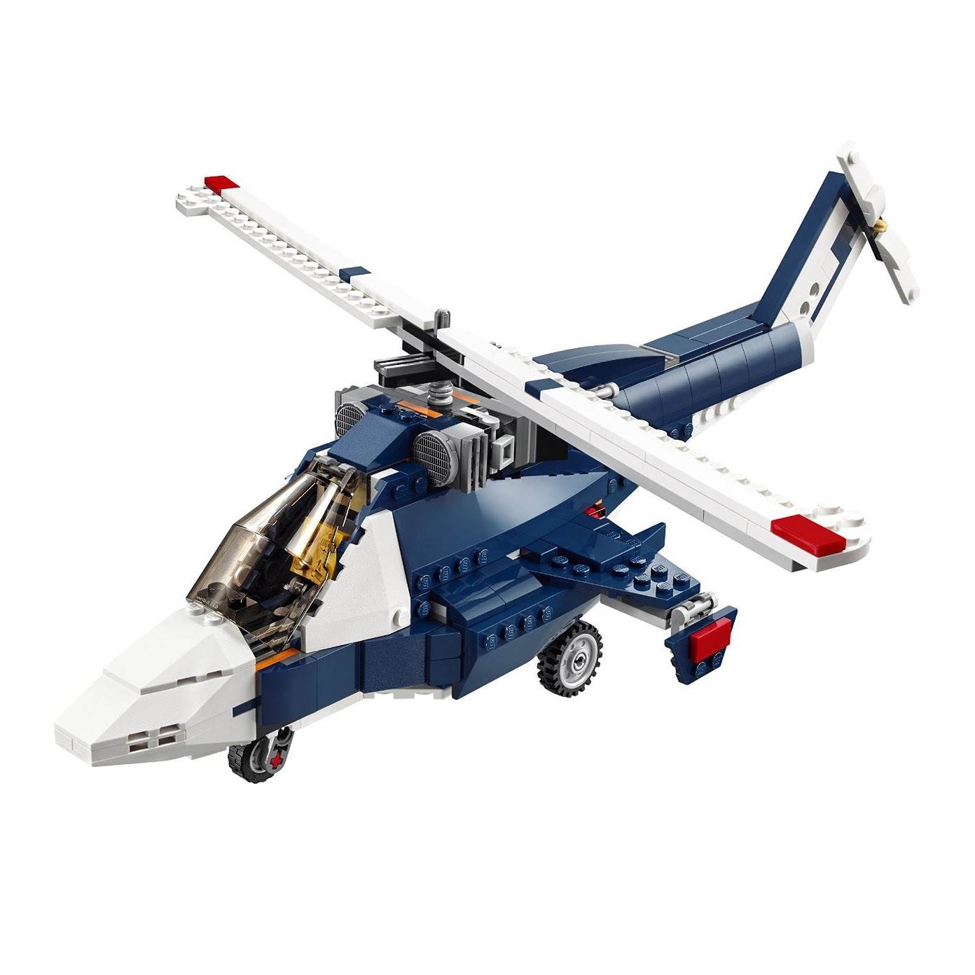 LEGO® CREATOR® 3-in-1 Blue Power Adventure 608 Piece Building Set - Open Box