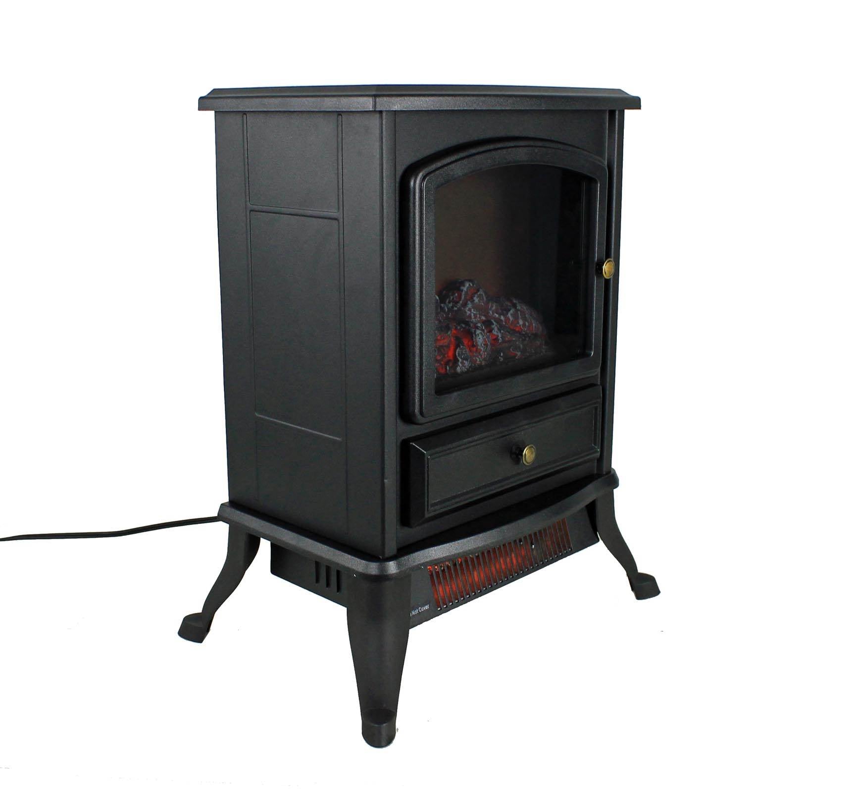 Warm Living 1000W Electric Infrared 800 Sq Ft Home Stove Fireplace - Open Box