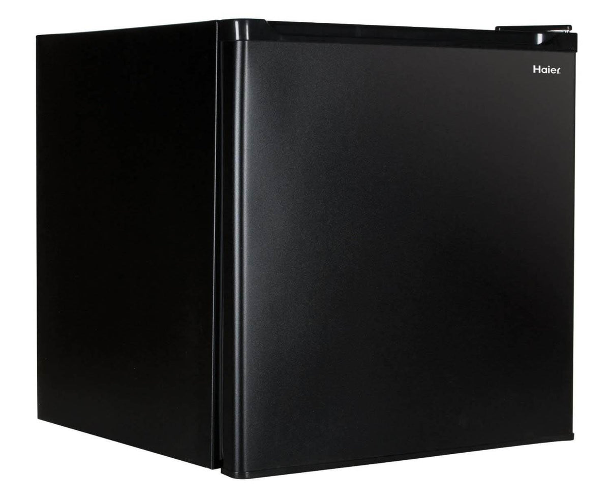 Haier 1.7-Cubic Foot Energy Star Compact Fridge With Freezer, Black (Damaged)