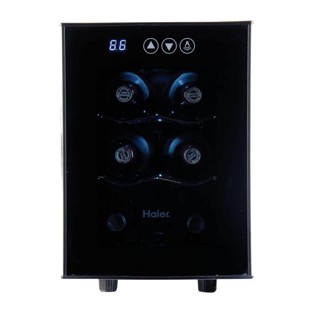 Haier Thermoelectric 6-Bottle Wine Cellar with Electronic Controls (For Parts)