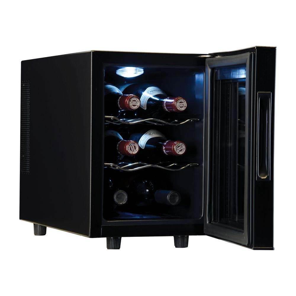 Haier HVTEC06ABS Thermoelectric 6-Bottle Wine Cellar (Open Box)