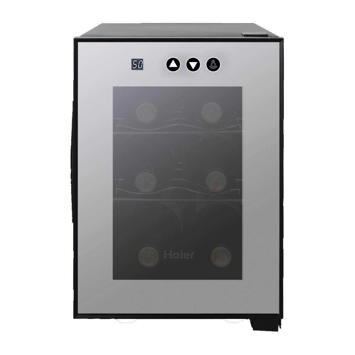 Haier Thermoelectric 6-Bottle Wine Cellar with Electronic Controls (Damaged)