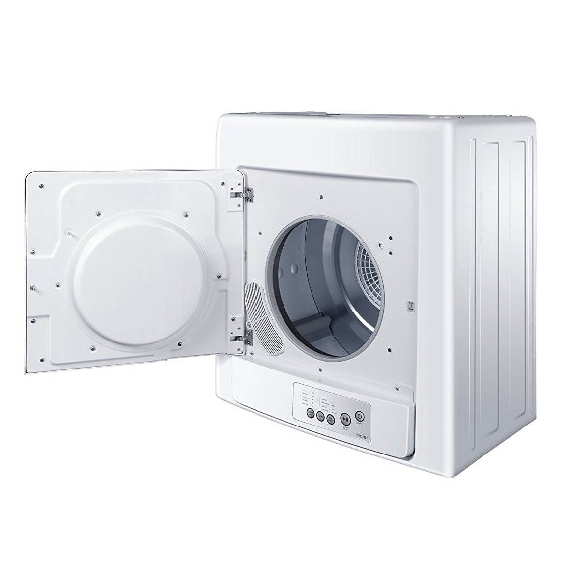 Haier 2.6 cu.ft. Compact Electric Vented Dryer and Electronic Controls (Damaged)