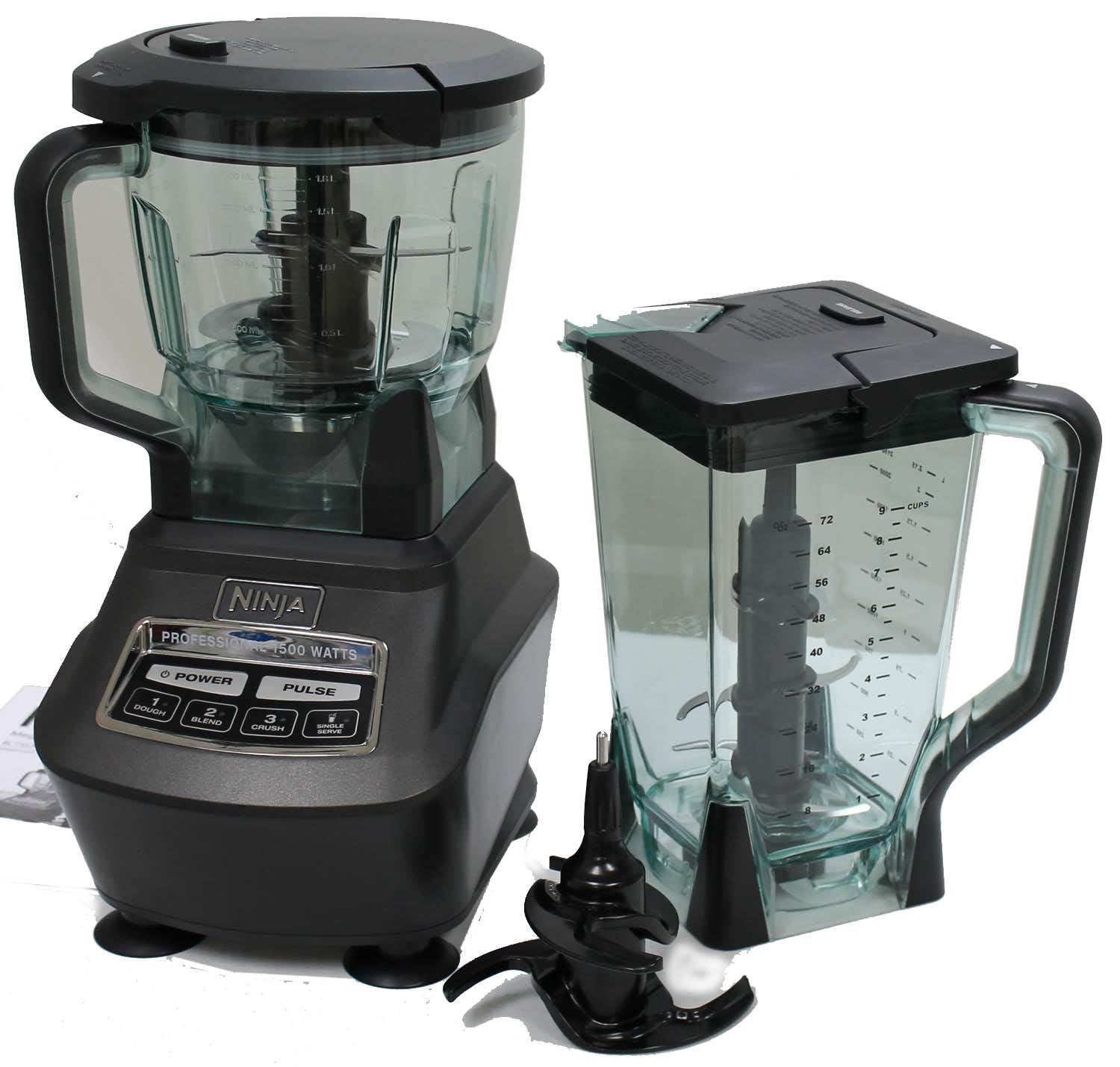 Ninja Mega Kitchen System 1500W Power Blender Processor w/ Nutri Cups (Open Box)