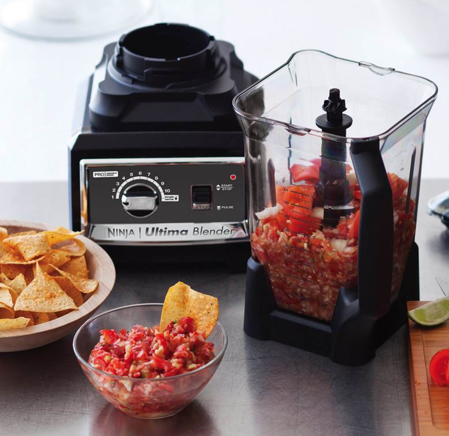 Ninja Ultima Blender 1500W Variable Speed w/ Nutri Cups + Cookbook - Open Box