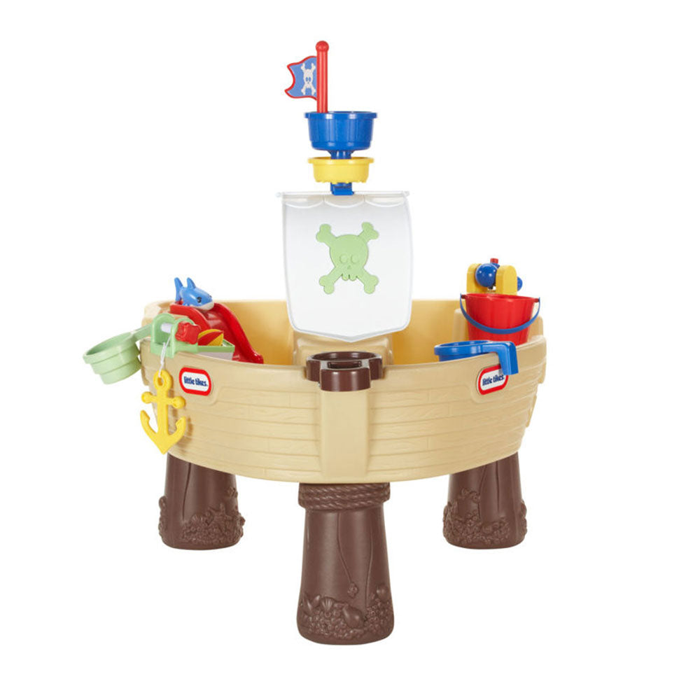 Little Tikes Anchors Away Pirate Ship Outdoor Play Water Table 628566M -Open Box