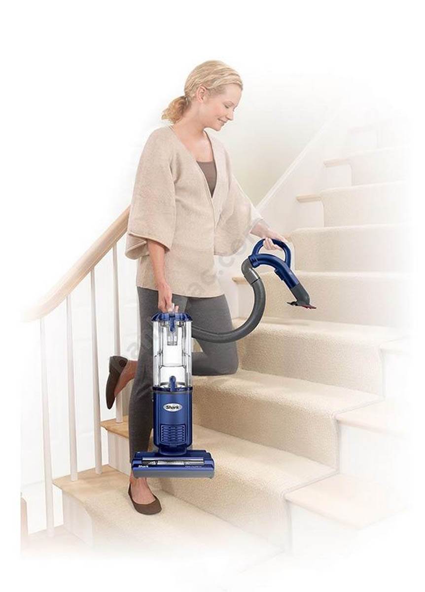 Shark NV105 Navigator Upright Canister Pet Multiple Surface Vacuum Cleaner, Blue