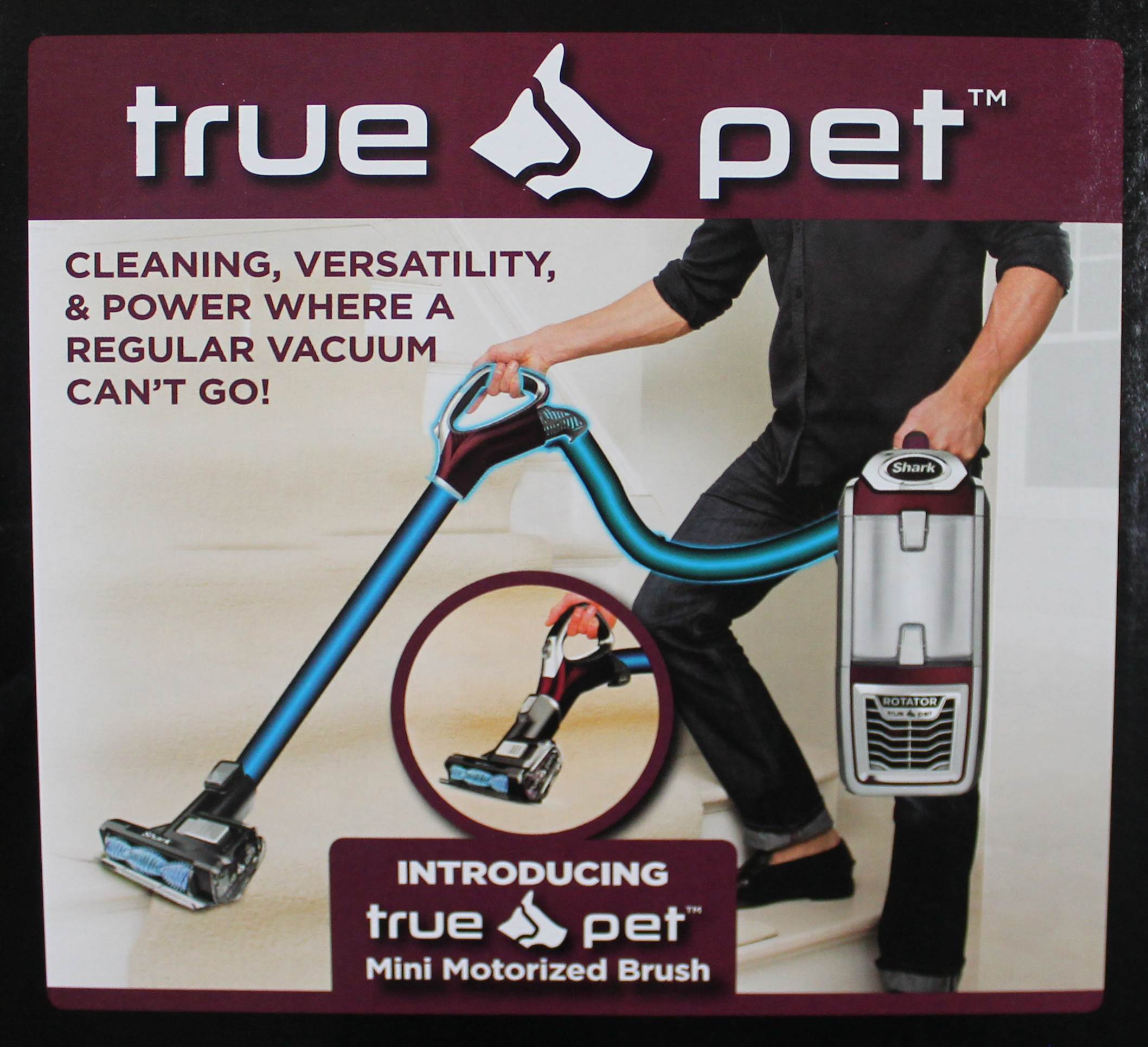 Shark TruePet Powered Lift-Away Upright Vacuum Cleaner w/ Pet Tool - Open Box