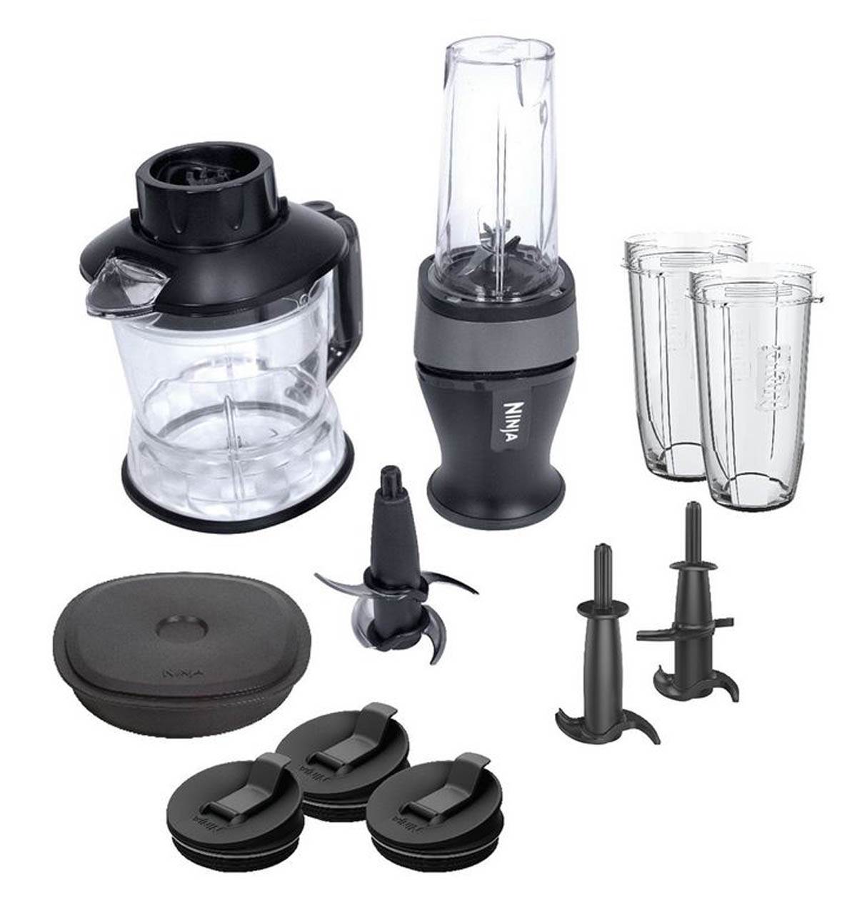 Nutri Ninja 2-in-1 Powerful Nutrient Extraction 700W Blender Processor(Open Box)