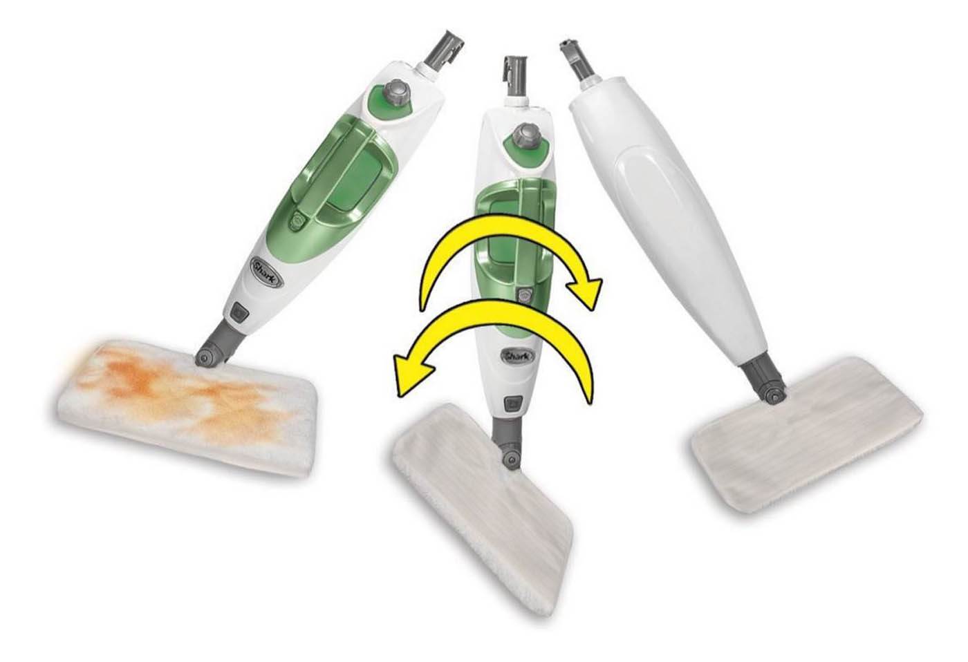 Shark S2902 2-in-1 Swivel Steering Steam Pocket Mop with Handheld Steamer - Used