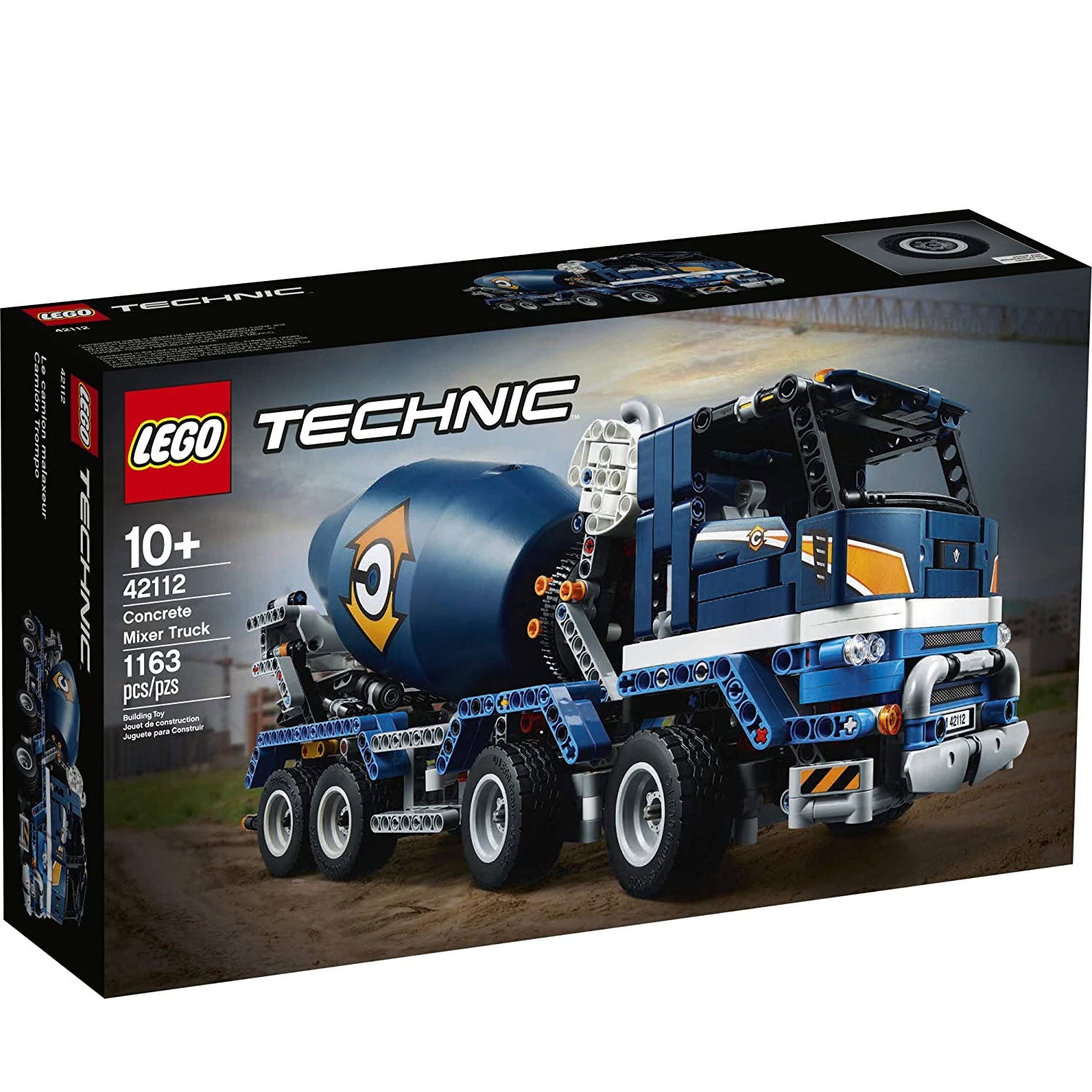 LEGO 6288784 Technic Concrete Mixer Model Truck Building Kit (1163 Pieces)