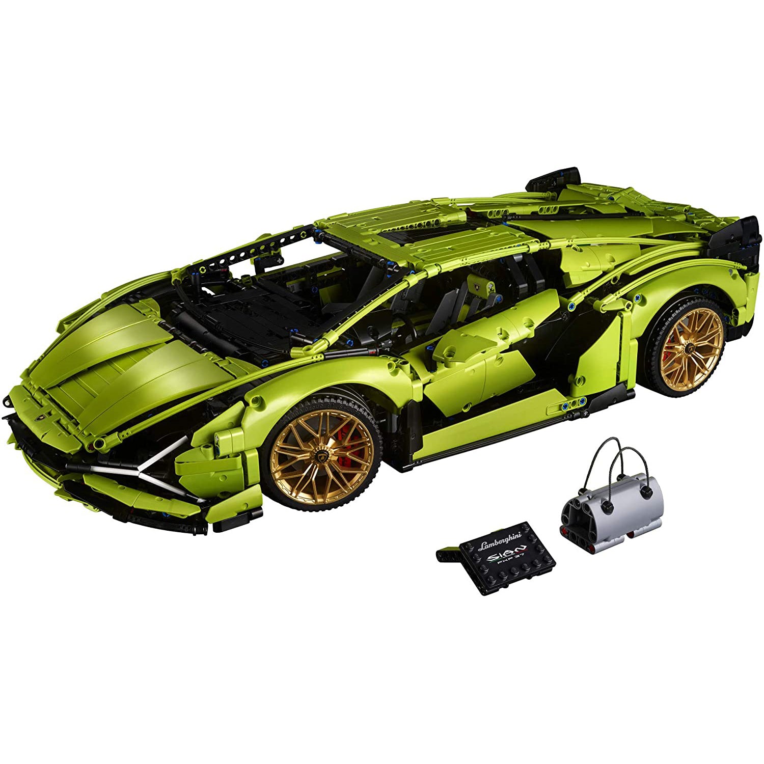 LEGO Technic Lamborghini Sian FKP 37 Model 3696 Piece Building Set(Open Box)