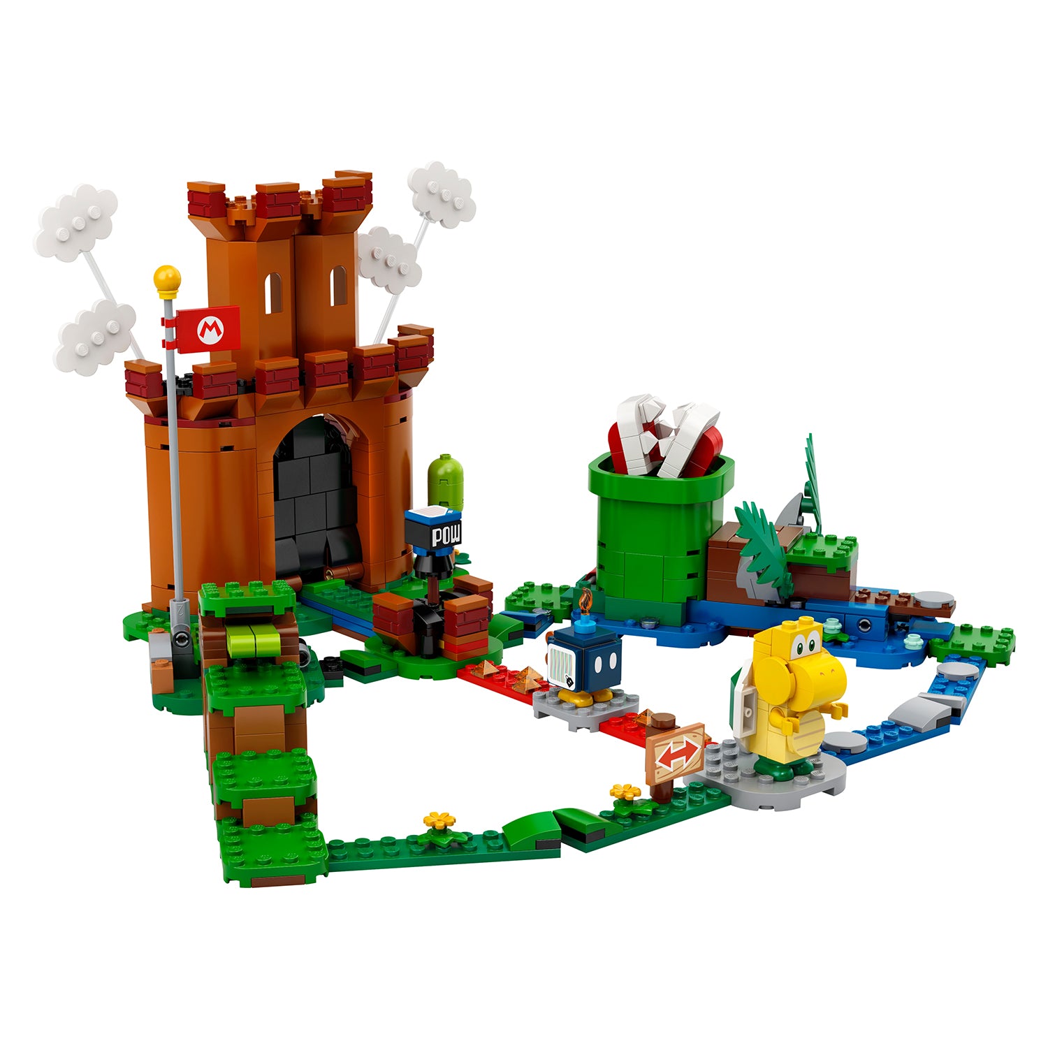 LEGO 71362 Super Mario Guarded Fortress Expansion Set Building Kit (468 Pieces)