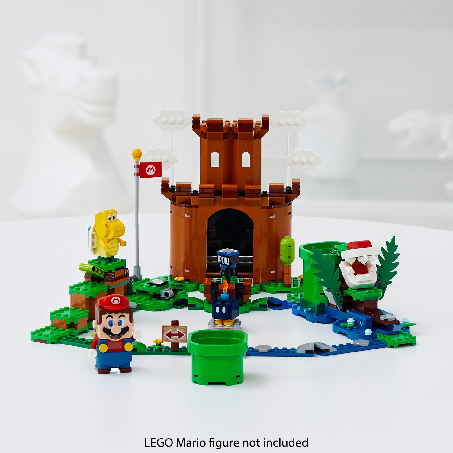 LEGO 71362 Super Mario Guarded Fortress Expansion Set Building Kit (468 Pieces)