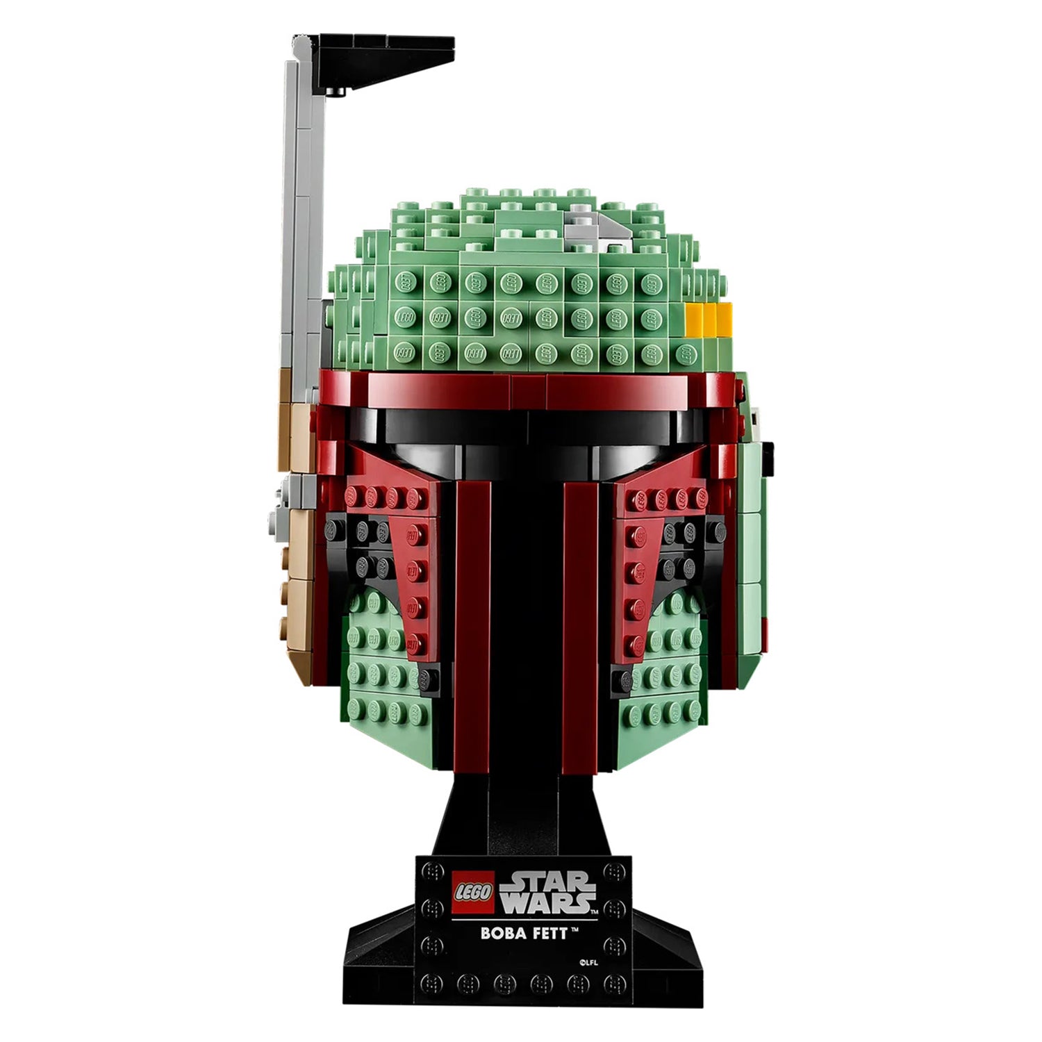 LEGO Star Wars 75277 Boba Fett Helmet Collectible Block Building Set, 625 Pieces
