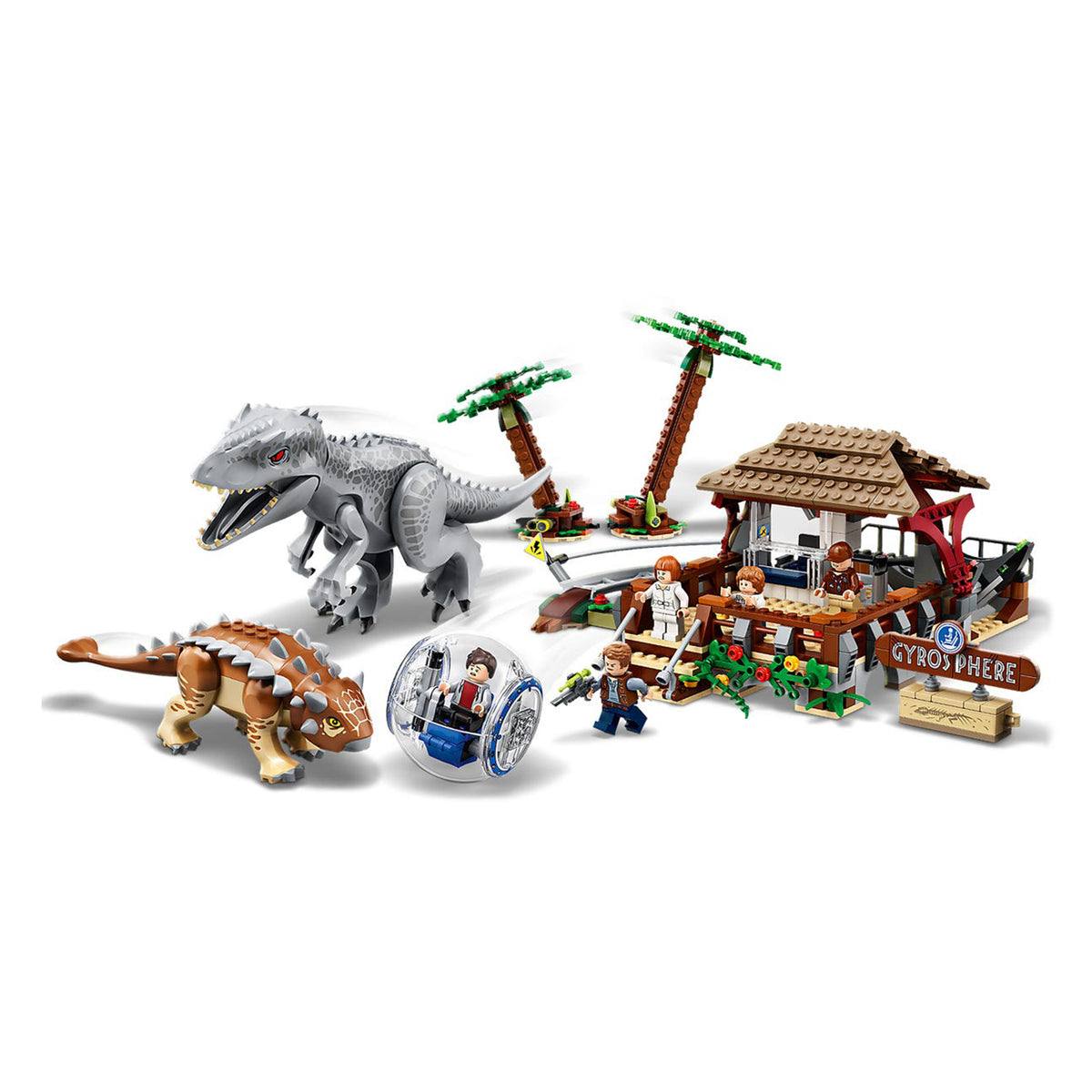 LEGO Jurassic World Indominus Rex Vs. Ankylosaurus Set (537 Pieces) (Open Box)