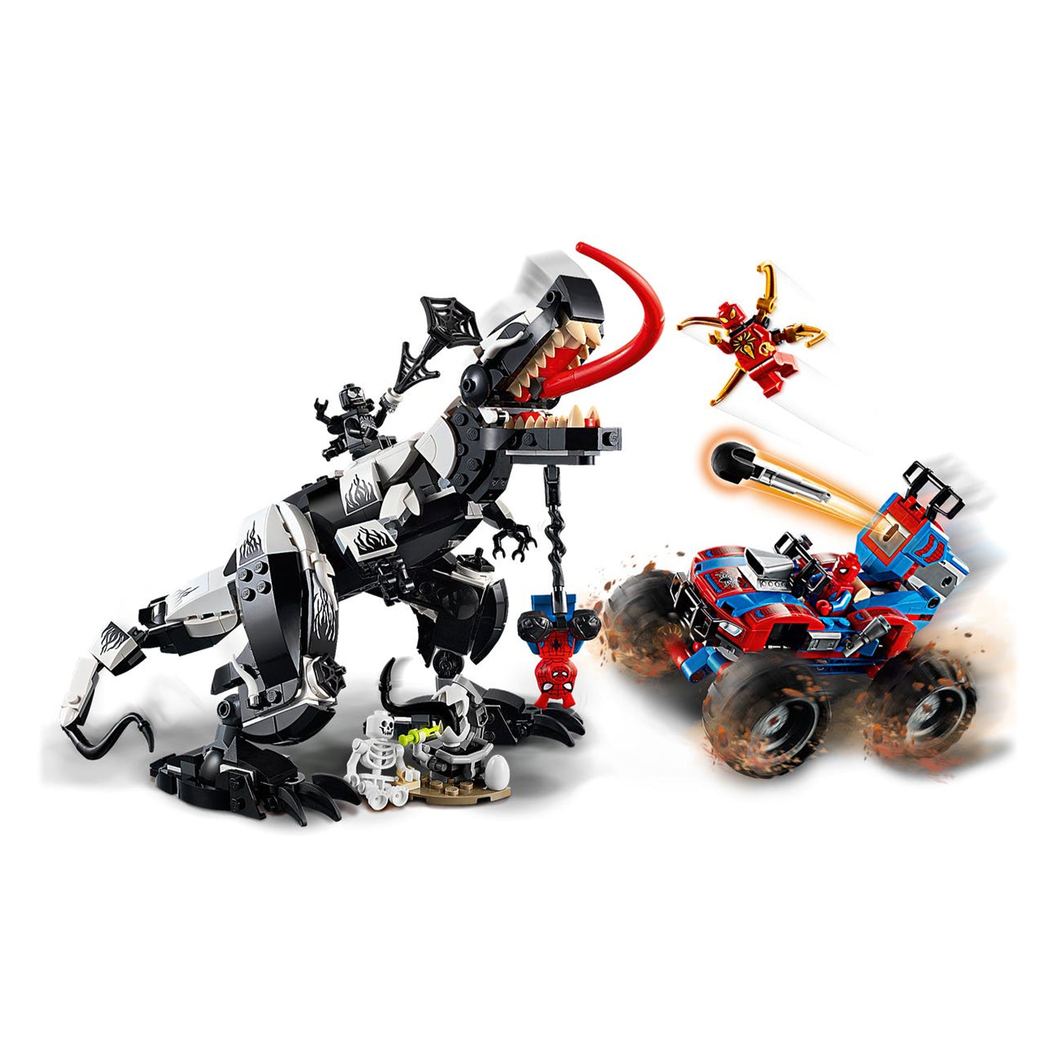 LEGO 76151 Marvel Spider Man Venomosaurus Ambush Building Block Set with Venom