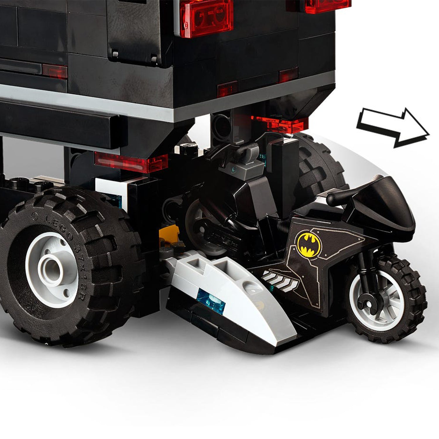 LEGO 76160 Batman Mobile Bat Base Block Building Set & 6 Minifigures, 743 Pieces