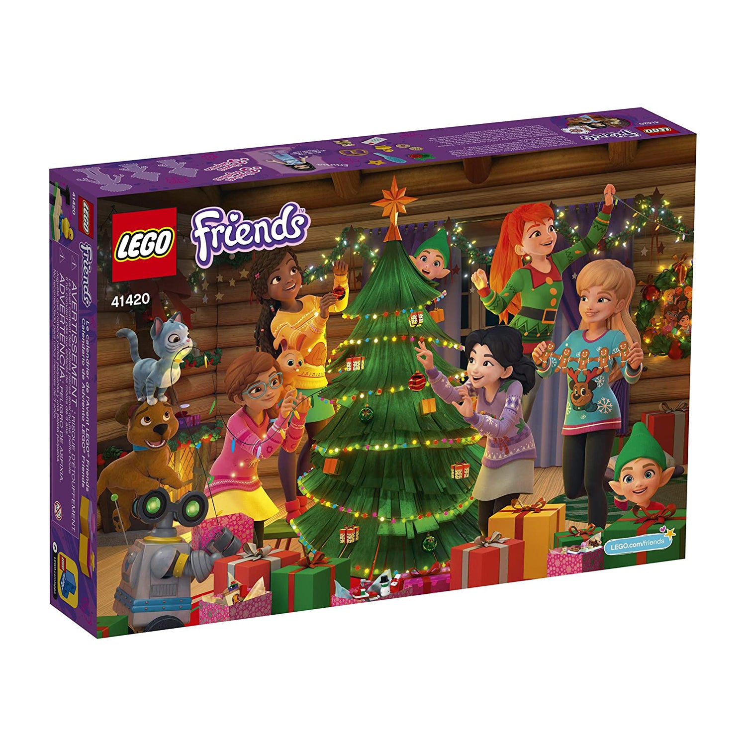 LEGO Friends 41420 Advent Calendar 236 Piece Set with Mini Figures & Accessories