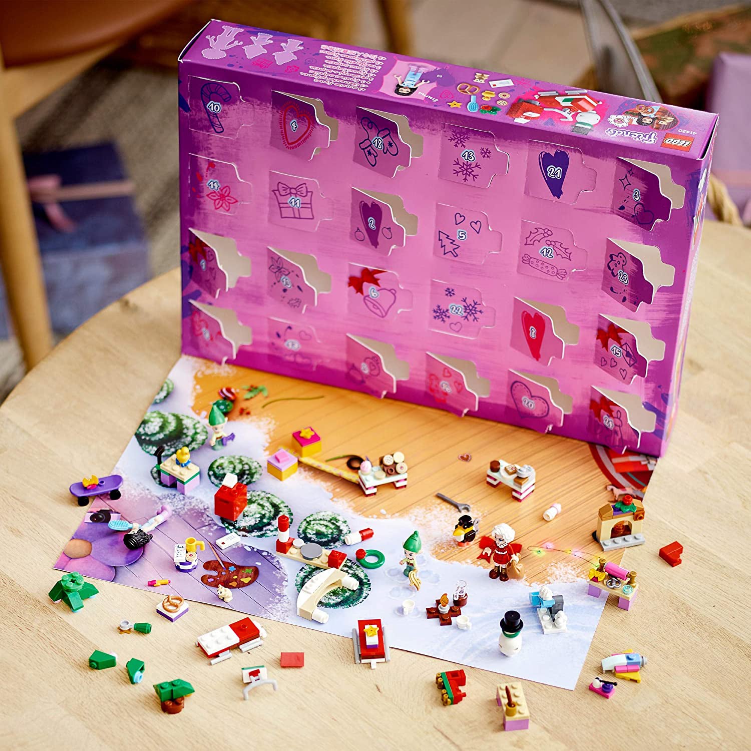 LEGO Friends 41420 Advent Calendar 236 Piece Set with Mini Figures & Accessories