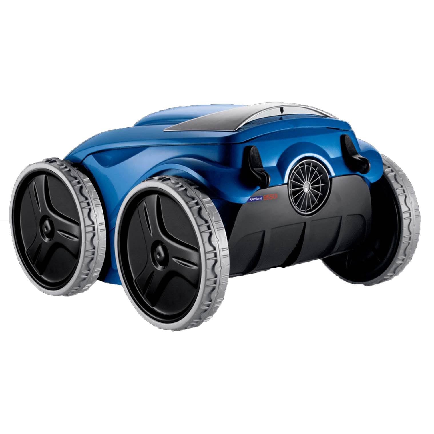 Polaris Robotic Inground 4WD Swimming Pool Cleaner w/ Remote & Caddy (Open Box)