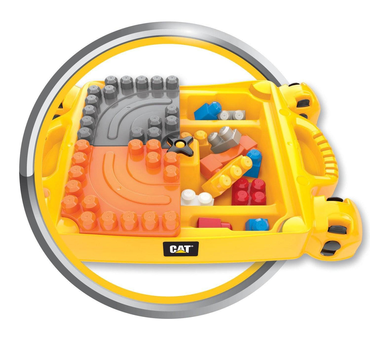 Mattel Mega Bloks First Builders™ Build 'n Learn CAT Caterpillar Table - Used