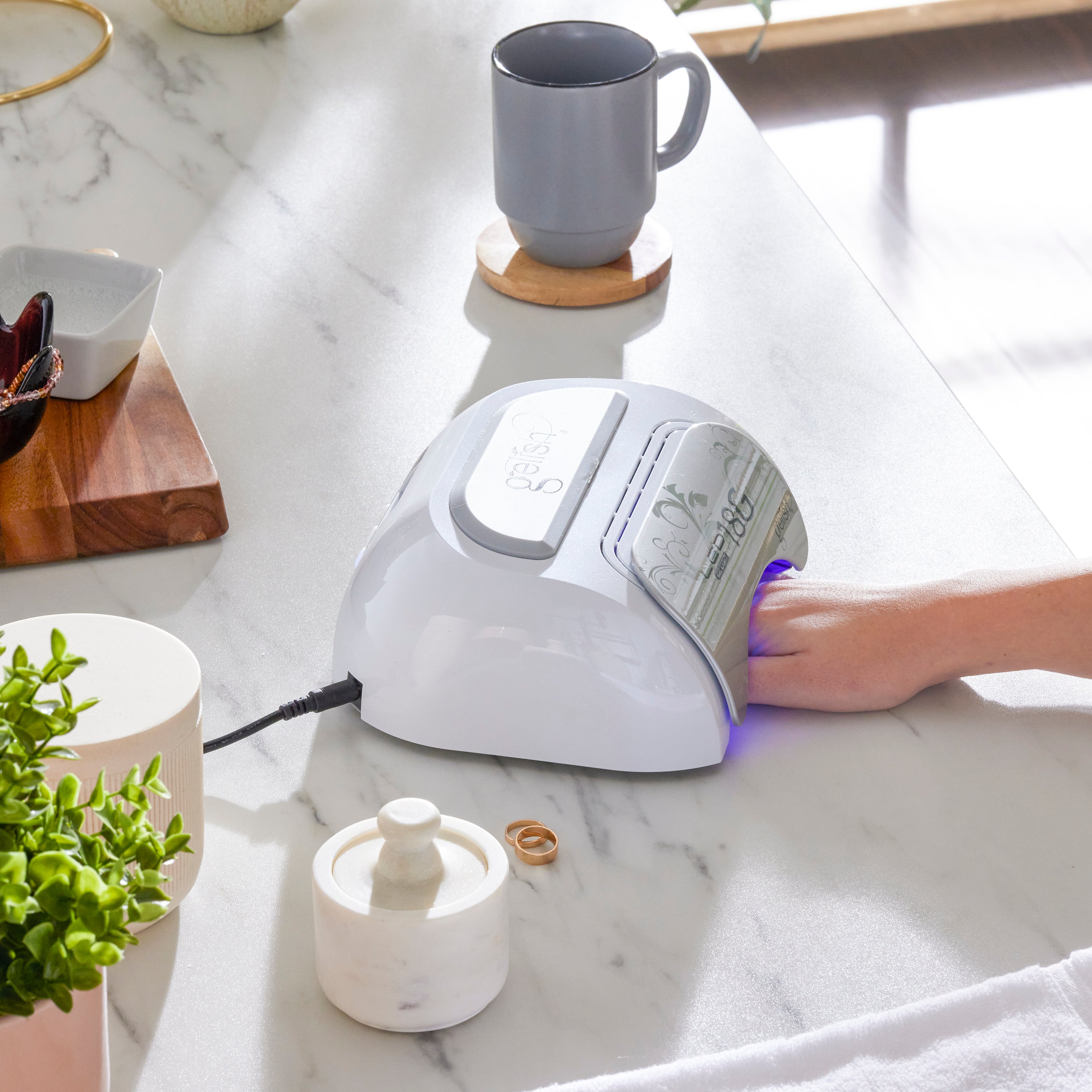 Gelish 18G Professional Salon Gel Nail Polish Dryer Cure LED Lamp Light (2 Pack) - VMInnovations