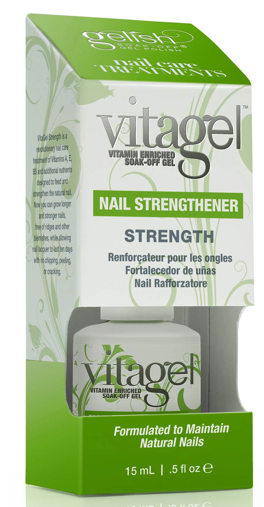 NEW Gelish 01150 Strength Vitagel LED 15mL .5oz Gel Nail Polish Strengthener