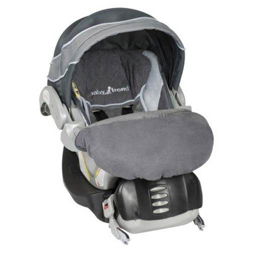 Baby Trend Flex Loc Infant Baby Car Seat with Base - Grey Mist-Open box